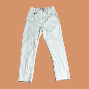 Everlane Women’s The Cheeky Jean Straight Leg in White Sz 23 Regular